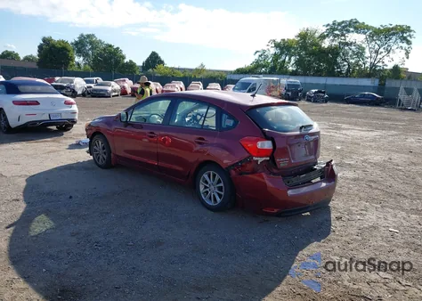 2012 Subaru Impreza 2.0I Premium from USA, damaged, VIN JF1GPAC67CH228279